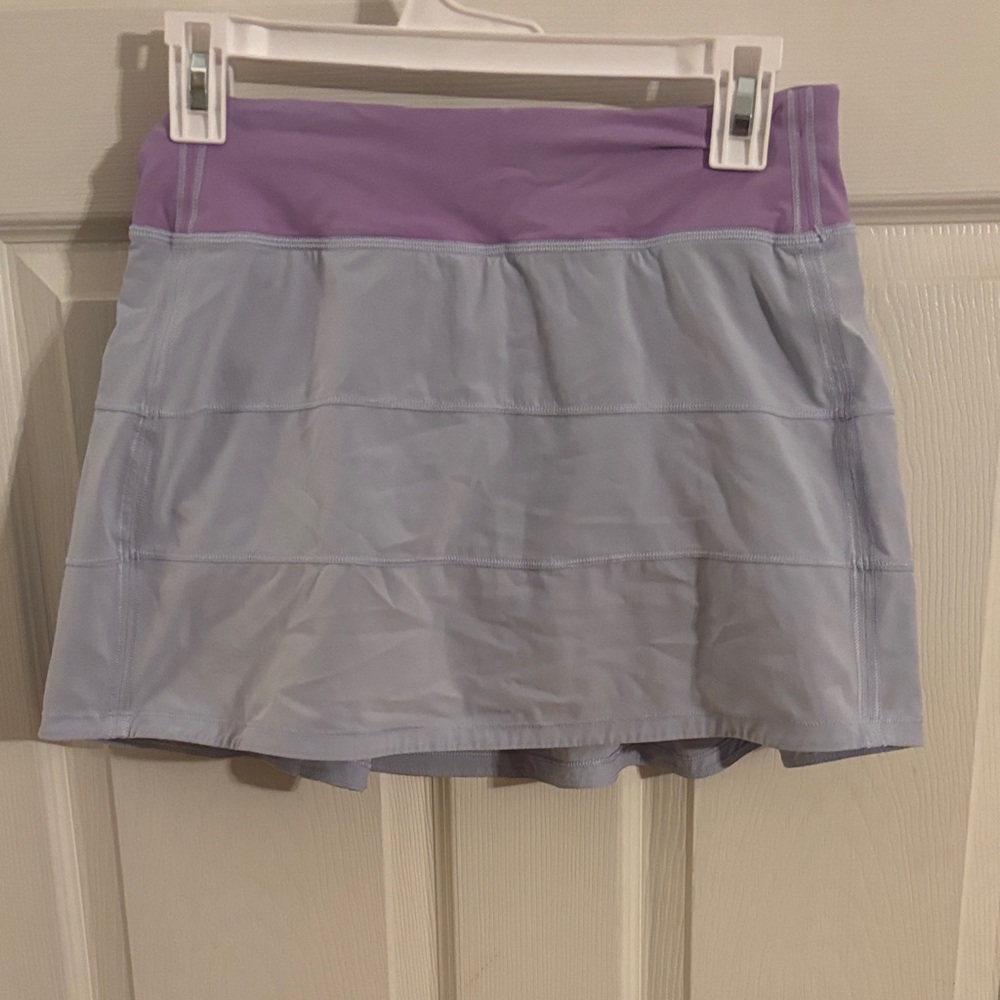 Lululemon Athletica Purple and Light Blue Mini Skirt